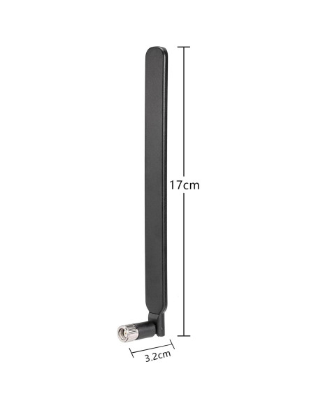 Antena Celular 4G LTE Bingfu 6dBi RP-SMA Macho Omni-direccional