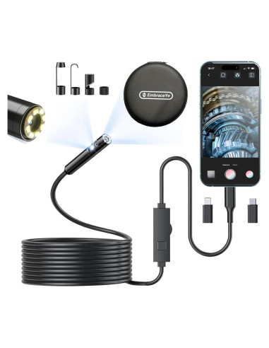 Cámara de Inspección BORESCOPE Doble Lente HD 3MP 5m