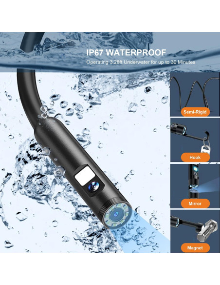 Cámara de Inspección BORESCOPE Doble Lente HD 3MP 5m