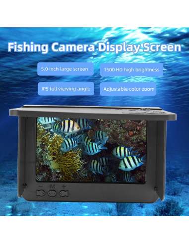 Pantalla de Cámara de Pesca Yunseity 5" 1500cd 10h Batería