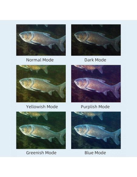 Pantalla de Cámara de Pesca Yunseity 5" 1500cd 10h Batería