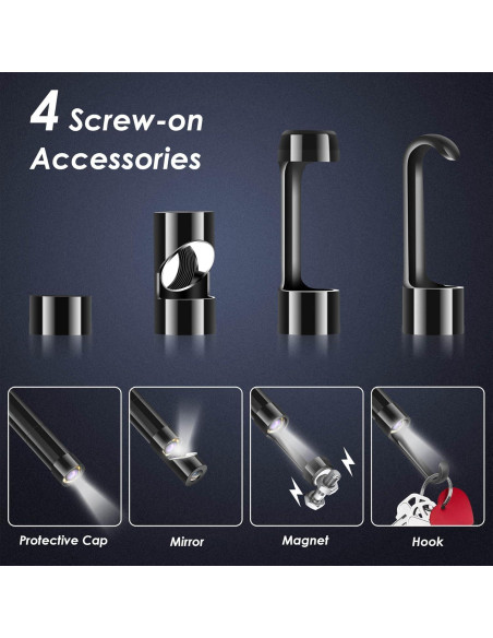 Cámara Endoscopio Industrial 1920P HD 5m IP67 con LED Cámara Endoscopio Industrial 1920P HD 5m IP67 con LED