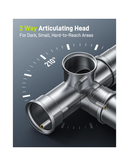 Endoscopio Articulado Bidireccional Anykit 1920P HD 1.2M IP67