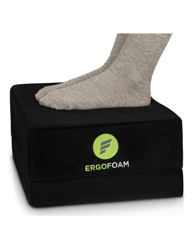 Reposapiés Ajustable ErgoFoam - Espuma Alta Densidad 43.9x29.2cm