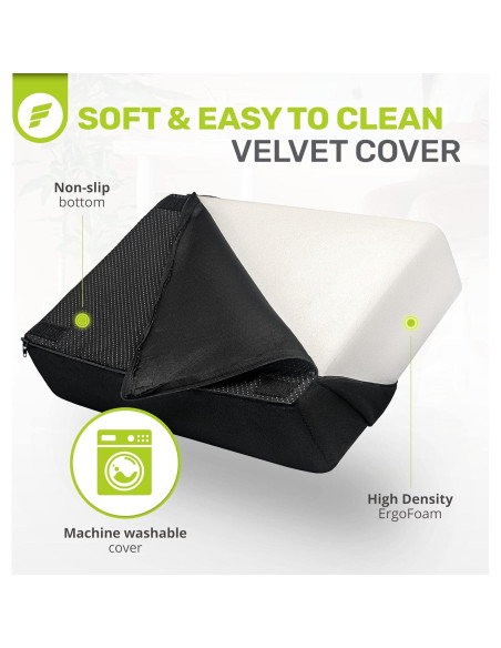 Reposapiés Ajustable ErgoFoam - Espuma Alta Densidad 43.9x29.2cm