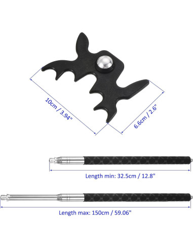 Puente de Taco de Billar Retráctil M METERXITY 82.5-150 cm