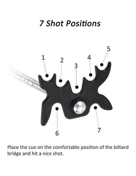 Puente de Taco de Billar Retráctil M METERXITY 82.5-150 cm