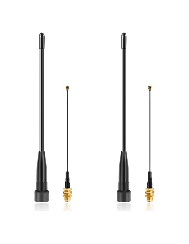 Antena de Látigo Slinkdsco 17cm 10dBi SMA Macho para LoRa 915MHz