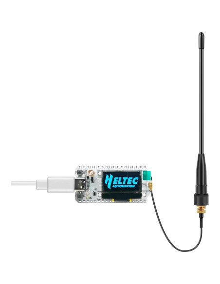 Antena de Látigo Slinkdsco 17cm 10dBi SMA Macho para LoRa 915MHz