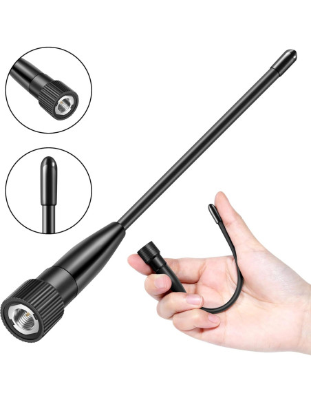 Antena de Látigo Slinkdsco 17cm 10dBi SMA Macho para LoRa 915MHz