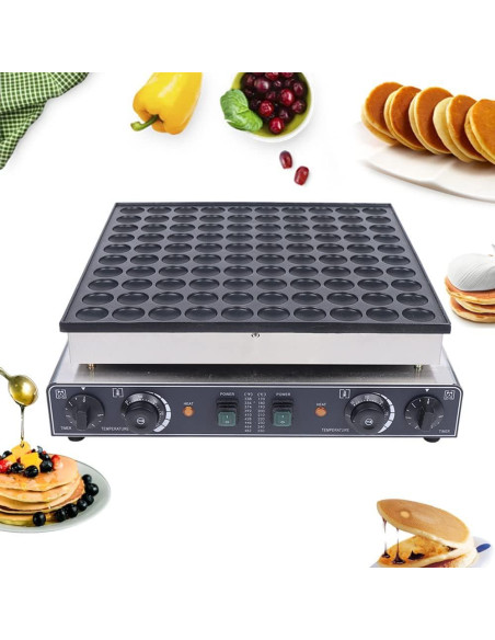 Máquina de Waffles Eléctrica InSyoForeverEC 3400W 100PCS