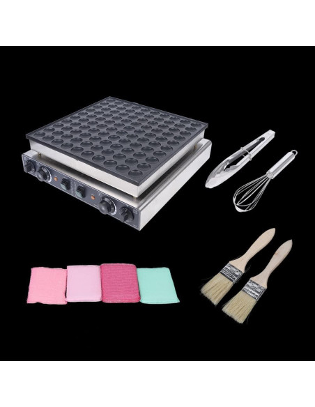 Máquina de Waffles Eléctrica InSyoForeverEC 3400W 100PCS