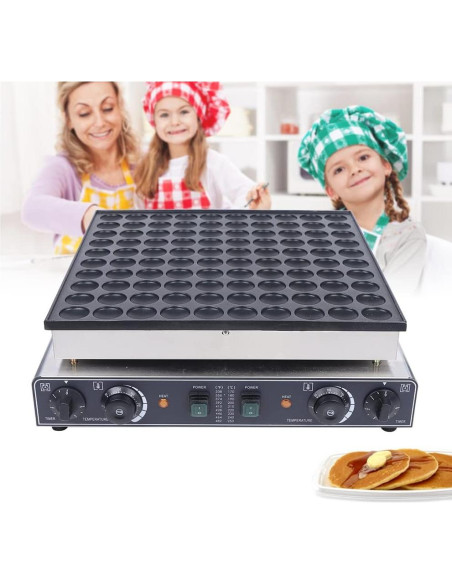 Máquina de Waffles Eléctrica InSyoForeverEC 3400W 100PCS