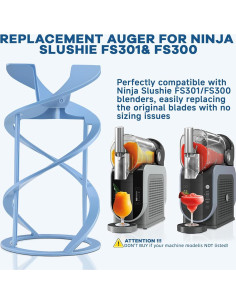 Reemplazo Auger Ninja Slushie FS301 FS300 - Libre BPA 2