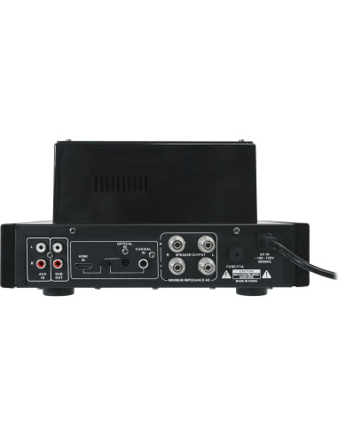 Amplificador Bluetooth Rockville BluTube LED 70W + 2 Altavoces 8" + Subwoofer 8"