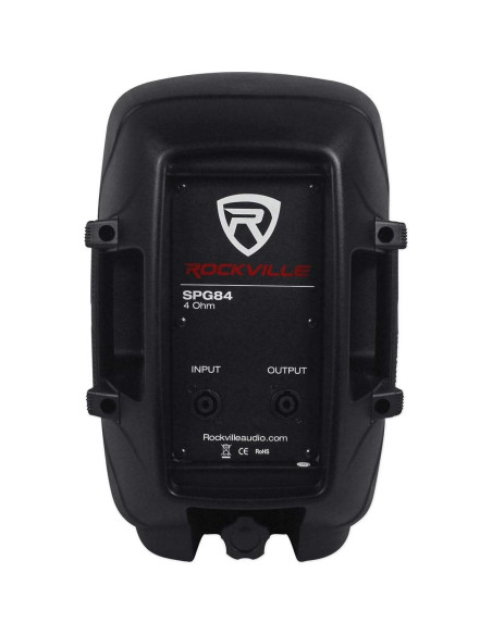 Amplificador Bluetooth Rockville BluTube LED 70W + 2 Altavoces 8" + Subwoofer 8"