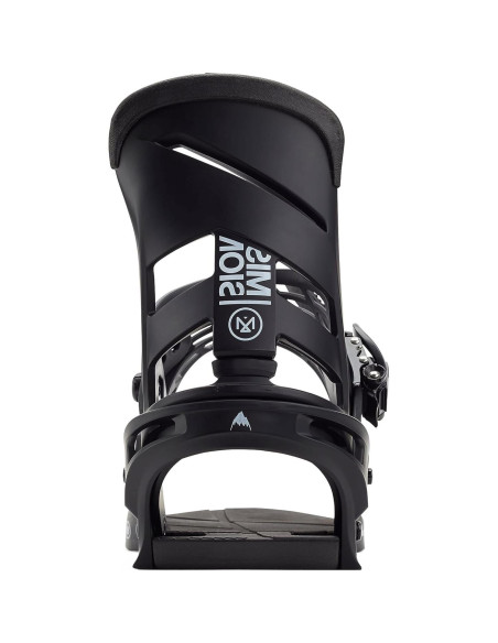 Fijaciones de Snowboard Burton Mission Hombre Talla L Negro