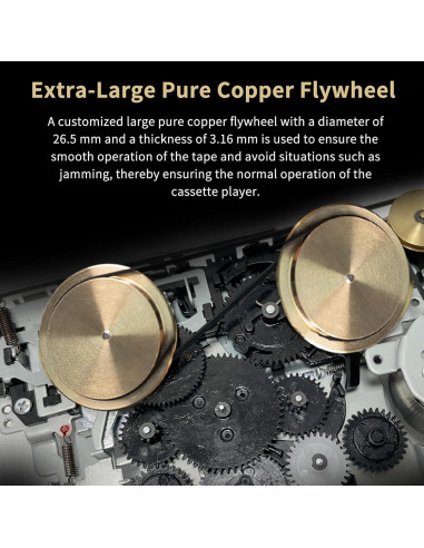 Reproductor de Cassettes Janryzone a MP3 con Auriculares