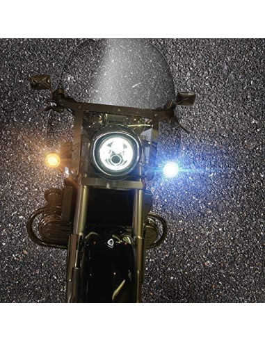 Señales de Giro LED Eagle Lights con Lentes Claros para Honda Valkyrie 1997-2000