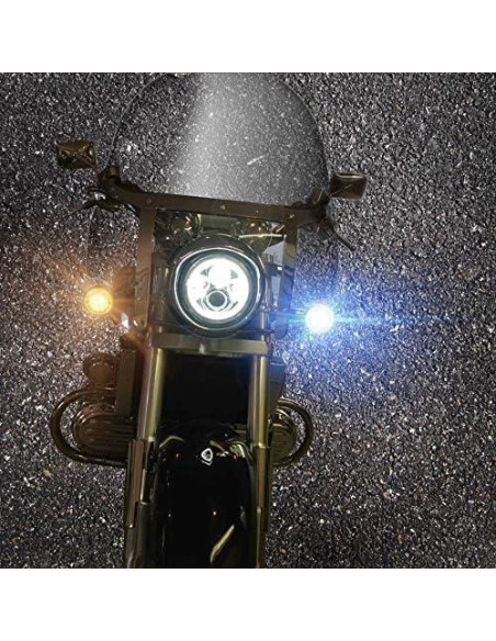 Señales de Giro LED Eagle Lights con Lentes Claros para Honda Valkyrie 1997-2000
