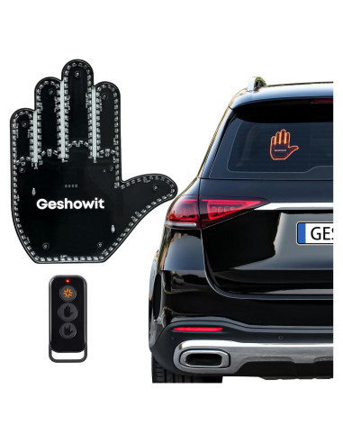 Luz de Dedo LED Bicboz para Coche con Control Remoto - Accesorio Divertido