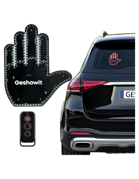 Luz de Dedo LED Bicboz para Coche con Control Remoto - Accesorio Divertido