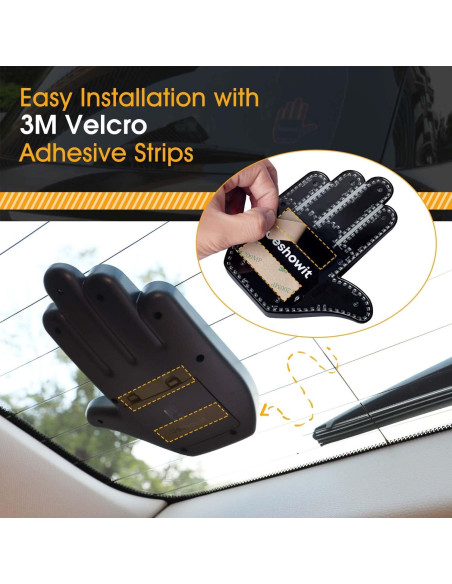 Luz de Dedo LED Bicboz para Coche con Control Remoto - Accesorio Divertido