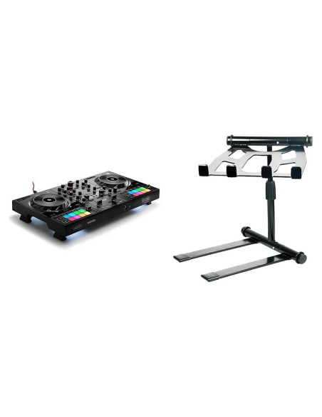 Controlador DJ Hercules DJControl Inpulse 500 + Soporte Pyle