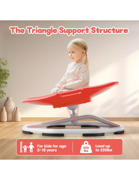 Silla Giratoria Sensorial ONKO para Niños Autistas 99.79 kg