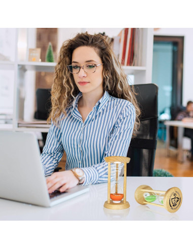 Juego de 6 Relojes de Arena Wizzosivoor - 30s a 10min