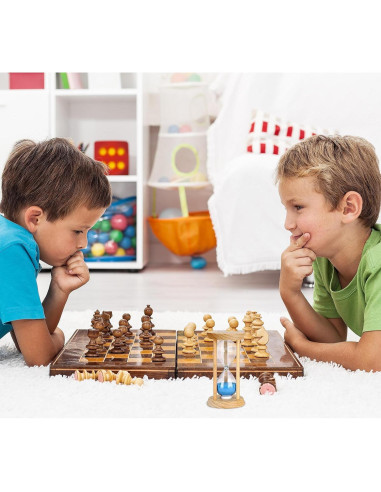 Juego de 6 Relojes de Arena Wizzosivoor - 30s a 10min