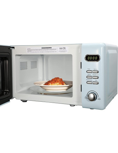 Horno Microondas Retro Emerson MWR7020BL 700W 19.81L Azul