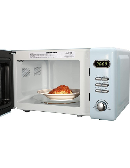Horno Microondas Retro Emerson MWR7020BL 700W 19.81L Azul