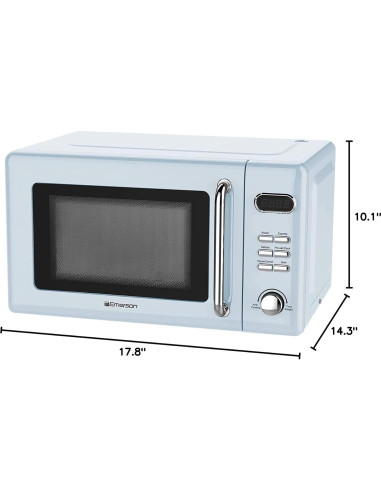 Horno Microondas Retro Emerson MWR7020BL 700W 19.81L Azul