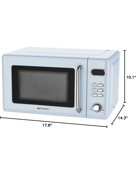 Horno Microondas Retro Emerson MWR7020BL 700W 19.81L Azul