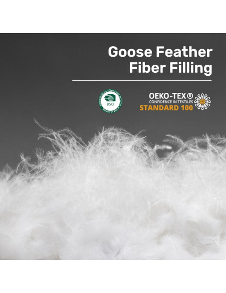 Edredón de Plumas de Ganso UNIKOME Completo Reina Crema 88x88