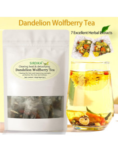 Té Orgánico de Diente de León y Goji SIRDIKA 120g - 12 Bolsitas 2