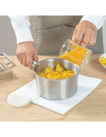 Shaker de Especias Reutilizable Restaurantware 10 Onzas Transparente Shaker de Especias Reutilizable Restaurantware 10 Onzas Transparente