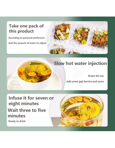 Té Orgánico de Diente de León y Goji SIRDIKA 120g - 12 Bolsitas