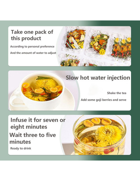 Té Orgánico de Diente de León y Goji SIRDIKA 120g - 12 Bolsitas Té Orgánico de Diente de León y Goji SIRDIKA 120g - 12 Bolsitas