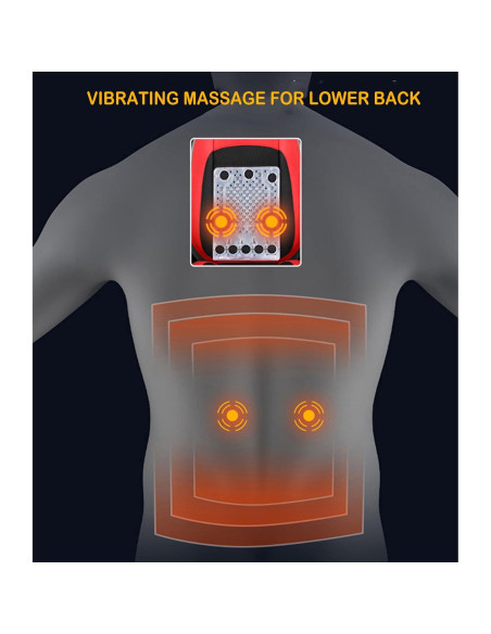 Almohadilla de Asiento Refrigerante Fochutech con Masaje 12V