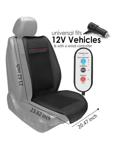 Almohadilla de Asiento Refrigerante Fochutech con Masaje 12V