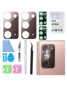 Kit Reemplazo Cristal Lente Cámara Trasera ASDAWN Galaxy Note 20