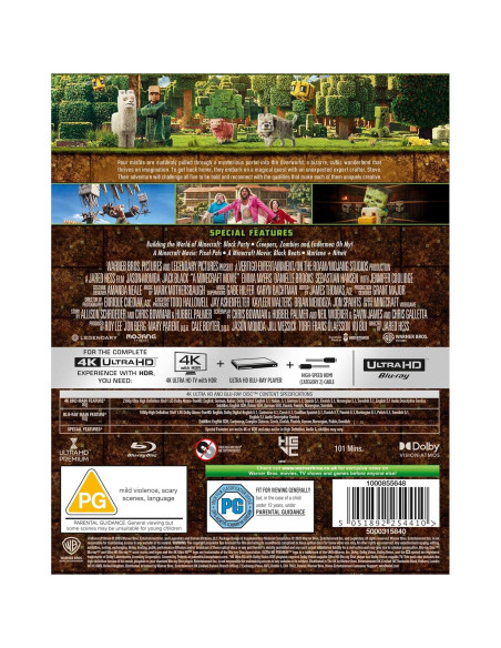 Película Minecraft Escena Nocturna 4K Ultra HD Steelbook