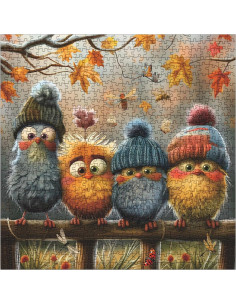 Rompecabezas de Aves de Otoño BBOLDIN 1000 Piezas 60.6x60.6 cm 2