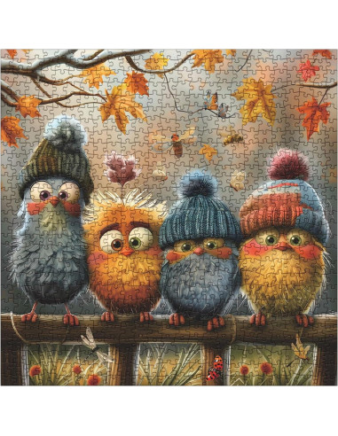 Rompecabezas de Aves de Otoño BBOLDIN 1000 Piezas 60.6x60.6 cm