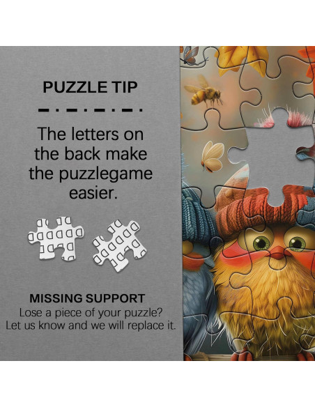 Rompecabezas de Aves de Otoño BBOLDIN 1000 Piezas 60.6x60.6 cm Rompecabezas de Aves de Otoño BBOLDIN 1000 Piezas 60.6x60.6 cm