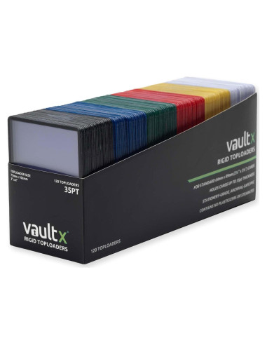 Toploaders Rígidos Vault X 35pt Multicolor 120 Paquete