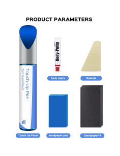 Kit de Reparación de Pintura PARTS4EV Aegean Metálico para Honda 2