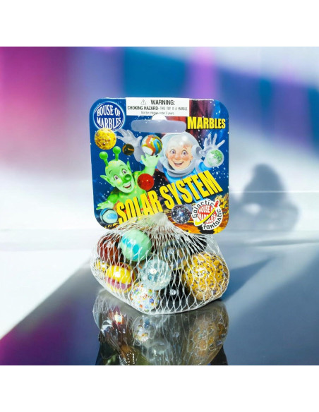 Bolsa de Red con Canicas del Sistema Solar House of Marbles